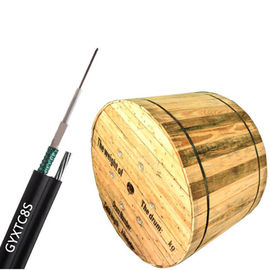 Ftth Fiber Optic Cable GYXTC8S Gambar 8 Self Supporting Outdoor Armored 12 Cores