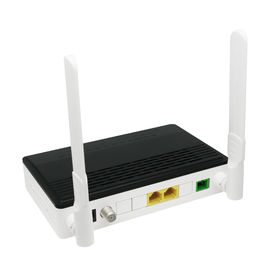 GEPON FTTH ONU Modem Jaringan Transportasi Serat Optik Dengan 1GE + 1FE + 1Catv + Wifi Ports