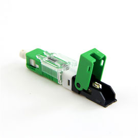 Green SC APC Fiber Fast Connector ESC250D Type Untuk Kabel Drop 2.0 1.6mm