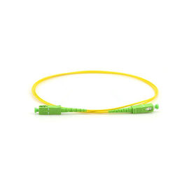 Kuning Single Mode Optical Patch Cord / PVC Sc Apc Patch Cord 3 Meter
