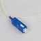 Konektor Sc / Upc Fiber Optic PLC Splitter 1x8 Tabung Baja Mini Tipe 0.9mm