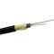 ADSS 12 Core Fiber Optic Cable 100m Rentang Semua Dielektrik Self Support Aerial